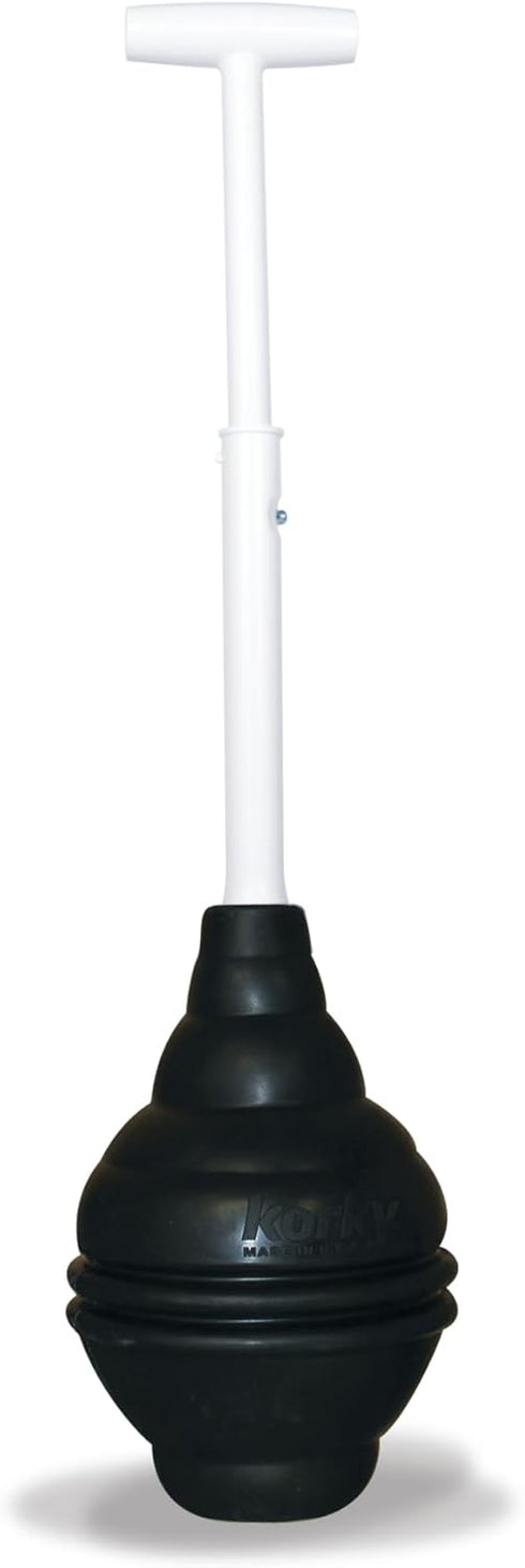 Korky BeehiveMAX Heavy Duty Toilet Plunger - Seals All Bowl Shapes – Powerful Clog Removal...