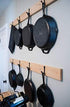 Claimed Corner - Cast Iron Wall Mounted Coat Towel Hat Scarf Bag Hook - 5 Pack (Multi Purpose (Black))...