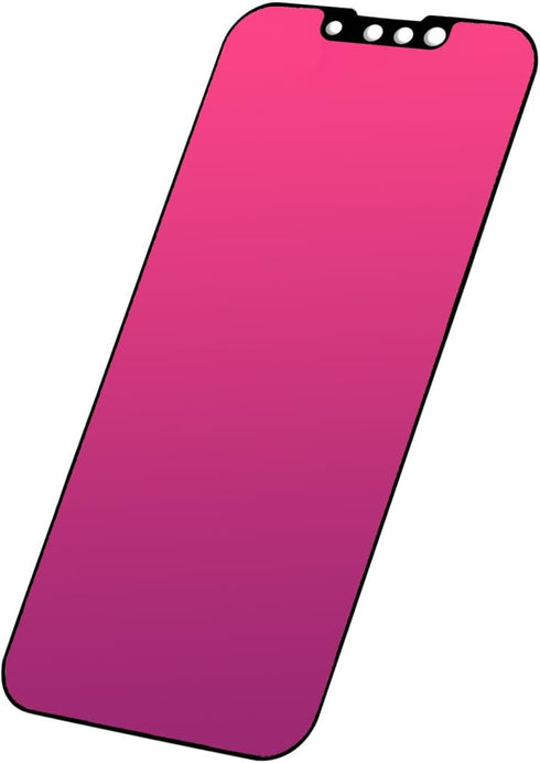 EGKimBa Privacy Screen Protector Compatible with iPhone 13 or iPhone 13 Pro or iPhone 14, 6.1 inch Gradient Colorful Electroplated Anti-Spy Anti-B...