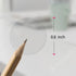 01SEAL’S Removable Clear Round Seal Stickers 0.8-inch, Transparent Self-Adhesive Circle Seal Label Dot Stickers to Seal Boxes and Peel Off without...