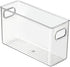 Refrigerator Organizer, Food Pantry Storage and Storage Box with Hollow Out Handles, Clear Plastic Storage Cabinet, BPA Free, Multi-Size Storage S...