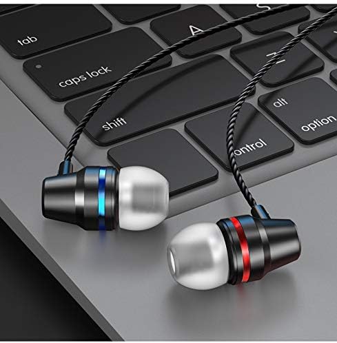 3 Pack Wired Earbuds - Metal Corded Earphones with Microphone Headphones Ear mic Buds Driver bass high Phone Android Quality Earbud Headphone Earp...