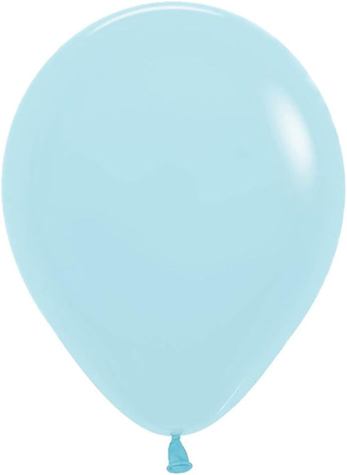 Betallic 11" Betallatex Pastel Matte Blue Latex Balloons...