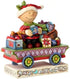 Enesco Peanuts by Jim Shore Charlie Brown Christmas Train Figurine, 4.72"...