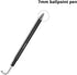 1InTheOffice Pen with Chain 7mm, Security Pen with Adhesive Pad, Desk Pen with Ball Chain for Business Counter, Black, (8/Pack)...