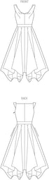 Vogue Misses' Lined Dress Sewing Pattern Packet by Julio Cesar, Design Code V1935, Sizes 8-10-12-14-16...