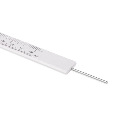 Plastic Vernier Caliper (2pcs), 150 mm Mini Plastic Caliper for School Student, Portable 0-6 Inch Measuring Tools, Sliding Gauge...