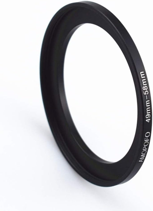 Universal 49-58mm /49mm to 58mm Step Up Ring Filter Adapter for UV,ND,CPL,Metal Step Up Ring Adapter...