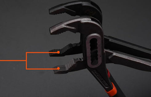 Edward Tools Pro Water Pump Pliers 10” - Heavy Duty Groove Joint Pliers with Quick Adjust - Cobra Bite Non Slip Teeth - Ergo Grip Handle...