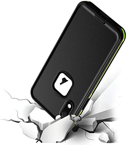 Waterproof Case,Retail Packaging,Rugged Heavy Duty Wireless Charging Full Body Protective with Built-in Screen Protector Clear Case for iPhone XR ...