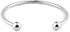 RUBYCA 10pcs White Silver Plated Bangle Bracelet Screw End Ball Cuff Charm Beads DIY Jewelry...