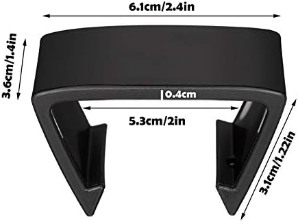 Blulu 10 Pieces Patio Furniture Clips Outdoor Furniture Sofa Clips 2.4 D x 1.4 W x 1.22 H Rattan Clamps Wicker Chair Fasteners, Connect The Sectio...