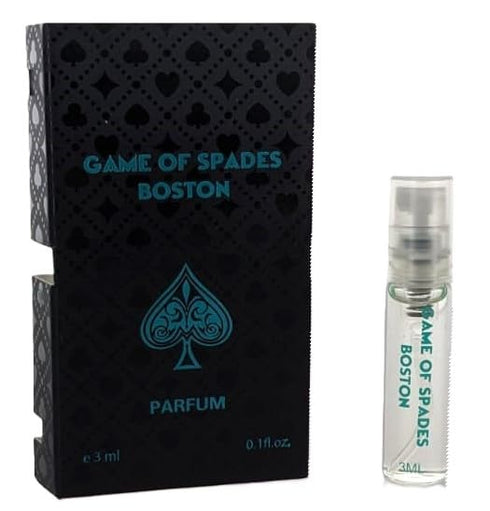 Jo Milano Game Of Spades Boston Vial Parfum Spray for Unisex, 0.10 Ounce/3ml...