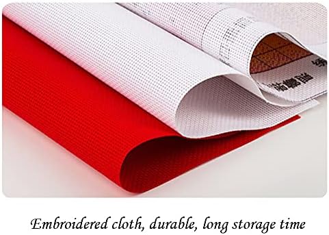 Croshuki Stamped Cross Stitch Kits for Adults 11CT Counted Cross Stitch Kits for Beginners Embroidery Kits with Girls Back Pattern Cloth, Needles,...