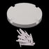 2pcs Dental Lab Honeycomb Firing Trays Circle Plate Hold Rack & 20pcs Zirconia Ceramic Pins for Sintering Dental Lab Material...