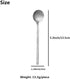 10 Pack Espresso Spoons,Silver Stainless Steel Mini Teaspoons Set for Coffee Sugar Dessert Cake Ice Cream Soup Antipasto Cappuccino,5.3 Inch (Silv...