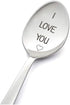 Anniversary Birthday Gifts for Husband Wife I Love You Spoon for Boyfriend Girlfriend Christmas Valentines Day Gift for Couple Spoon Gifts for Him...