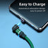 Magnetic Charging Cable 4-Pack 3 in 1 Nylon Braided USB Phone Charger 360 Rotating Compatible with Micro USB Type C iProduct and Most Devices (6.6...