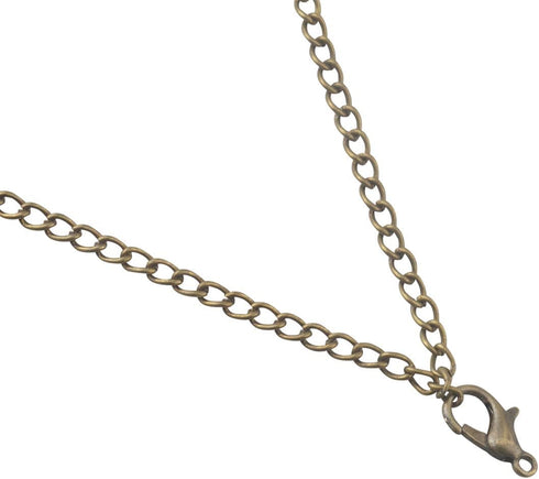 1 Roll 30FT 4x3mm Cable Link Chain with Jump Rings & Lobster Clasps for Necklace Earrings Bracelets Jewelry Making Art Craft (Antique Bronze)...