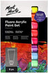Mont Marte Fluoro Acrylic Paint Set, 8 x 1.02oz (36ml) Tubes, 8 Colors, Suitable for Most Surfaces Including Canvas, Card, Paper and Wood...