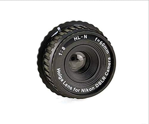 Holga HL-N 60mm f/8 Lens for Nikon DSLR Camera Black...
