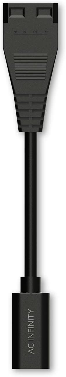 AC Infinity UIS to Molex Port Adapter Dongle, Conversion Cable Cord, Works with CLOUDRAY and CLOUDLINE LITE EC-Motor Fans...