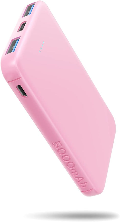VANYUST S22 Portable Charger, Power Bank, 5000mAh External Battery Pack Compatible for iPhone 15 14 13 12 11 X Samsung S22 S21 Google iPad etc(Pin...