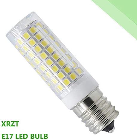 E17 Led Microwave Oven Light Bulb Over Stove Appliance Bulb, Replacement 40W 60W 75W Halogen Range Hood 7W Dimmable White 6000K Pack of 2...