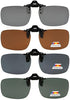 Eyekepper 4 Pack Flip-up Clip-On Sunglasses 59x39 MM Metal Wear Over Glasses...