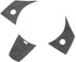 Steering Wheel Wrap Kit Sticker,for Tesla Model 3 / Y,Steering Wheel Protector Decoration Accessories (Black)...