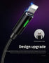 mcdodo Power Off/On Smart LED Auto Disconnect and Auto Recharge Nylon Braided Sync Charge USB Data 6FT/1.8M Cable Compatible New Phone List Below ...