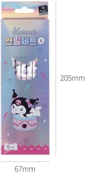 Set of 3, Cute Pencils, B Hexagonal Pencil, 5 Pcs Per Box, 15 Count (Package May Vary)...