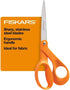 Fiskars Original Orange-Handled Scissors - Ergonomically Contoured - 8" Stainless Steel - Paper and Fabric Scissors for Office, Arts, and Crafts -...