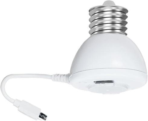EC27 Bulb Connector for P1 360° Security Camera, Combination of both to be a Wireless Outdoor/Indoor Camera, Easy to Install like replacing a ligh...