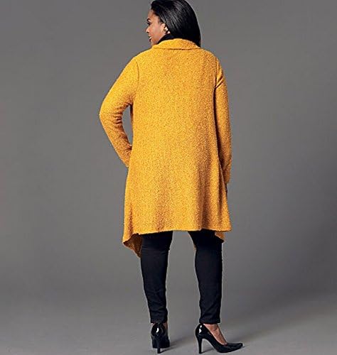 McCall's Patterns M7262 Misses'/Women's Sweater Coat & Poncho, RR (18W-20W-22W-24W)...