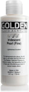 Golden Fluid Acrylic, 4 Ounce Bottle, Iridescent Pearl Fine...