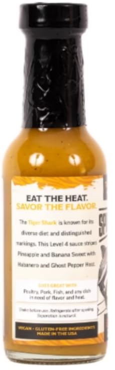 The Spicy Shark Tiger Shark Ghost Pepper - Brand Featured on Hot Ones...