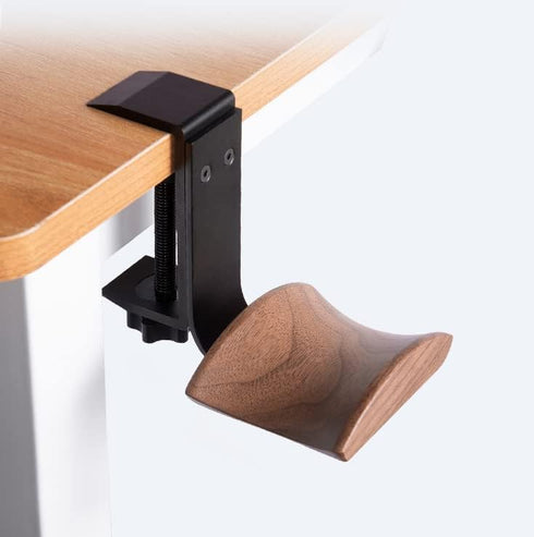 Headset Holder with Walnut Wood and Solid Metal, Headphone Holder Adjustable Design Headset Hanger Compatible with all Headphone Sizes (Walnut)......