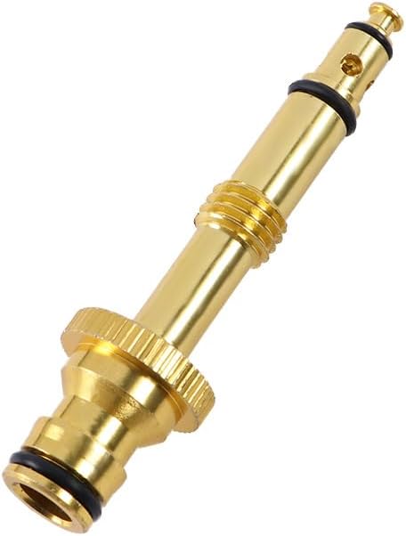 Heavy-Duty Brass Adjustable Twist Hose Nozzle,High Pressure Hose Nozzle,Brass Water Hose Nozzles for Garden Hoses,Sprinkler Car Washing Garden Too...