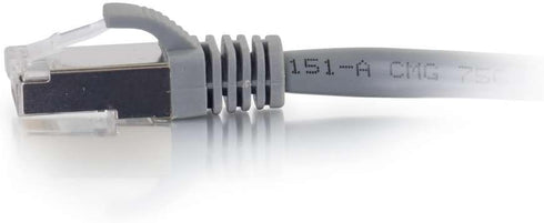 C2G 00642 Cat6a Cable - Snagless Shielded Ethernet Network Patch Cable, Gray (5 Feet, 1.52 Meters)...