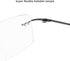 Fuisetaea Rimless Frame Bifocal Reading Glasses Flexible Titanium Alloy +1.50 Lightweight Readers Bifocal Glasses...