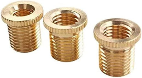 3PCS Brass Shift Knob Adapters Universal M8 X 1.25/M10 X 1.25/M10 X 1.5 Thread Gear Shifter Knob Screw...