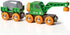 BRIO World 33698 - Clever Crane Wagon Set - 4 Piece Wooden Toy Train Set for Kids | Imaginative Play | Compatibility with Other Sets | FSC-Certifi...