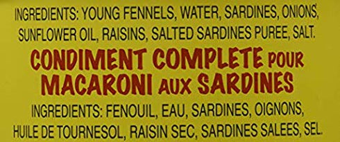 Cuoco Seasoning for Macoroni, Pasta con Sarde, 14.5 oz (Pack of 3) Cuoco Condimento per Pasta con Sarde...
