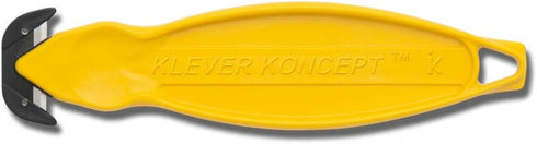 Klever Kutter KCJ-2 YELLOW Koncept Recessed Blade Safety Cutter, Standard, Yellow...