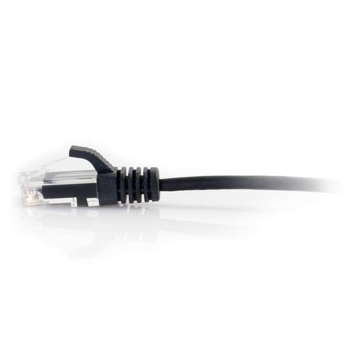 C2G Legrand Cat6 Slim Ethernet Cable, Snagless Unshielded Cat6a Patch Cable, Black Slim Network Patch Cable, 10 Foot Snagless UTP Ethernet Cable, ...