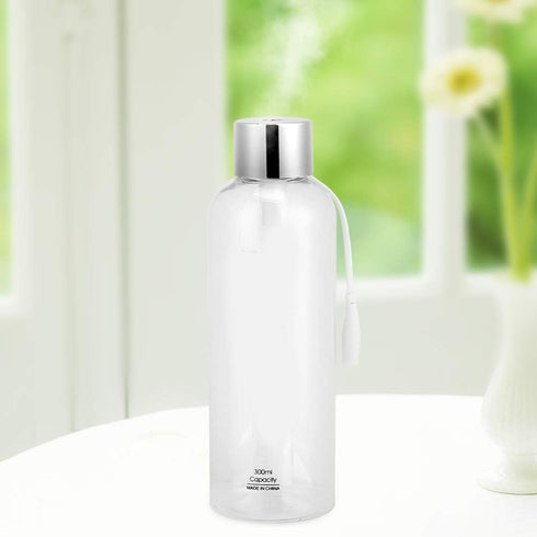 300ml USB Cool Mist Humidifier, Portable Mini Cool Mist Water Bottle Humidifier for Bedroom Desk Car Travel Office Baby Home...