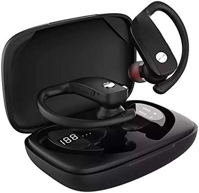 SUNOL T16 Wireless Earbuds 80hrs Playtime Wireless Charging Case Digital Display,Wireless Earbuds Bluetooth Headphones, LED Display Over-Ear Buds,...