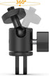 Aluminum 360 Degree Rotation Camera Mount, 1/4 Screw Adjustable Adapter Mount, Compatible with GoPro Hero 12/11/10/9/8/7, DJI, Sony, Xiaomi yi and...