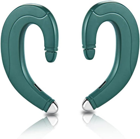 Wireless Bluetooth Headphone, Painless Wearing Headset with Mic for Cell Phone, Non Ear Plug Non Bone Conduction Ear Hook Earbuds, Lightweight, Wa...